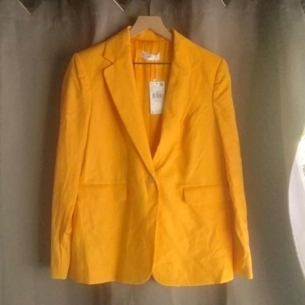 Golden Linen Suit